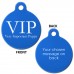 VIP Engraved Aluminium 31mm Large Round Pet Dog ID Tag